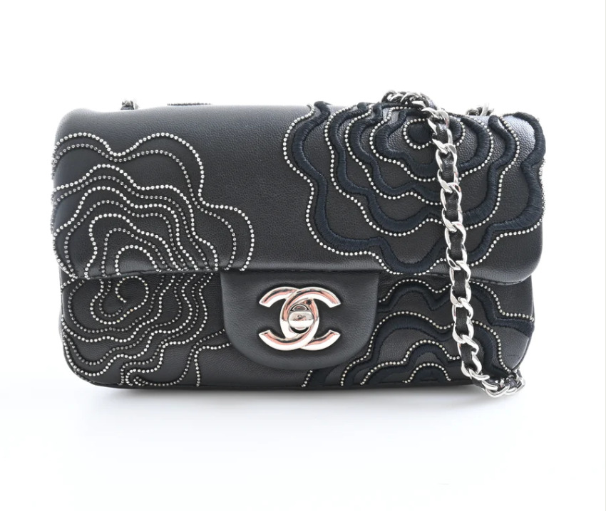 CHANEL_カメリア カメリア・ミニマトラッセ・シール・カード有_ショルダーバッグ