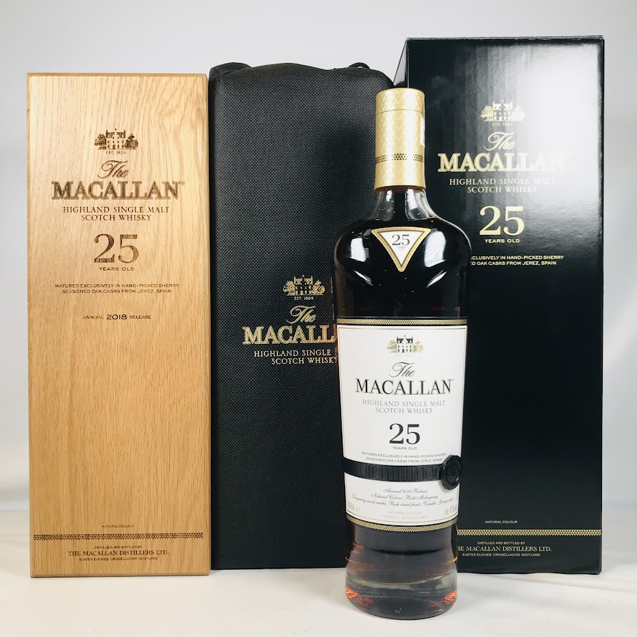 マッカラン 25年 木箱 袋 外箱付
