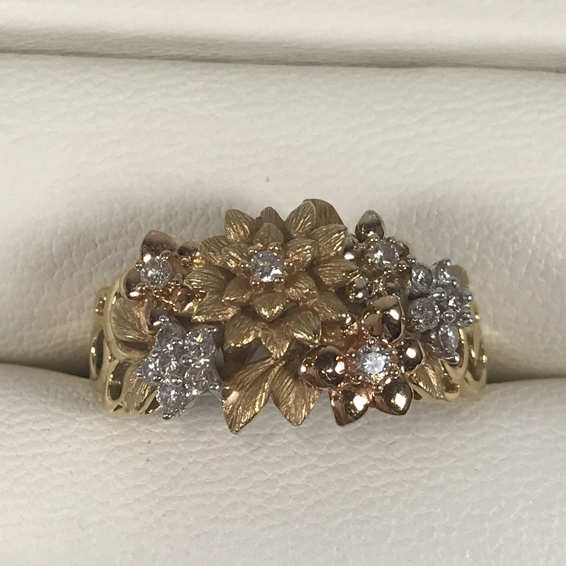 K18ダイヤリング 0.3ct
