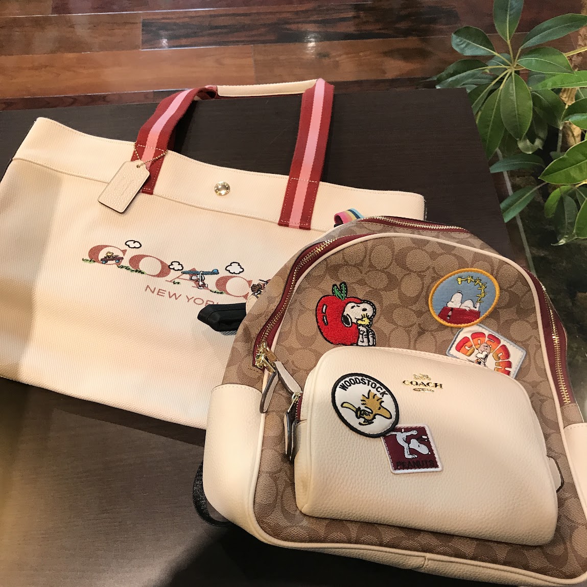 コーチ×スヌーピー コラボバッグ