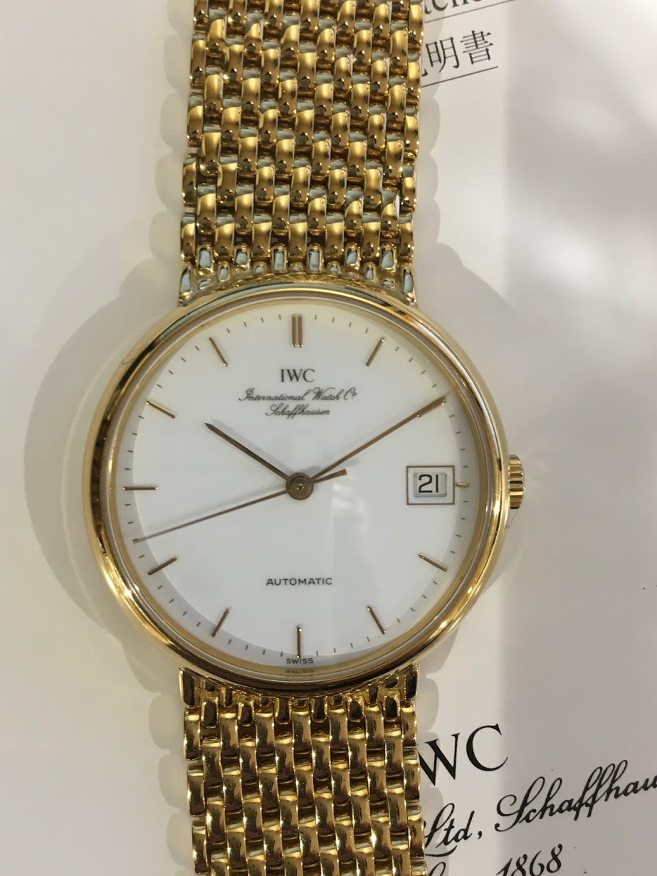 IWC (インターナショナル・ウォッチ・カンパニー) K18 イエローゴールド 腕時計
