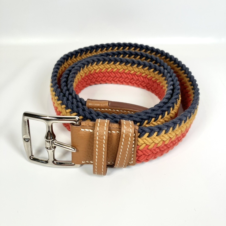 エルメス エトリヴィエール ロカバール 編み込みメッシュベルト
