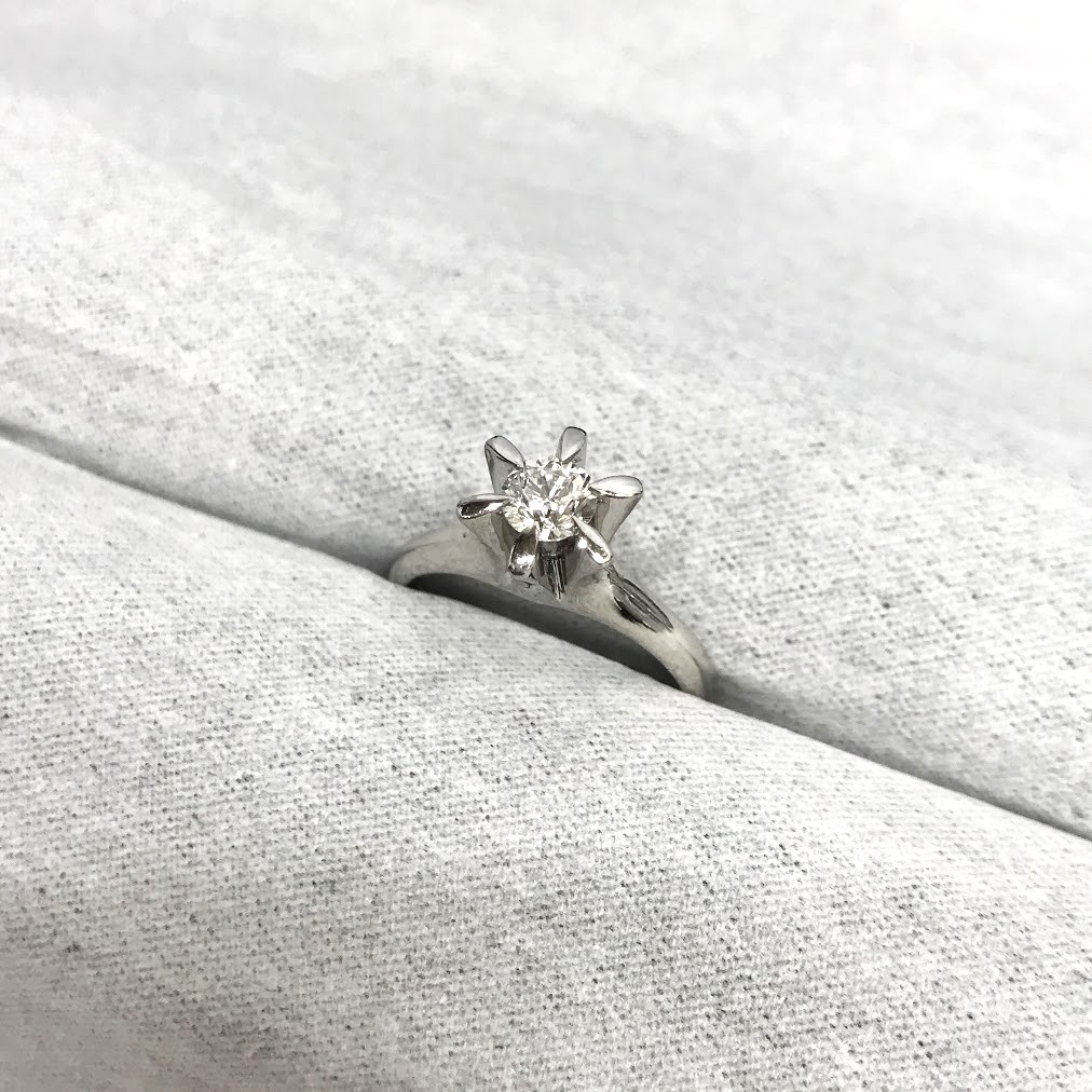 Pt900 ダイヤモンド0.35ct リング