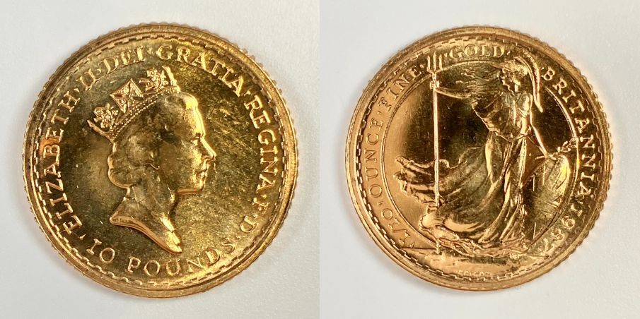 1987年 イギリス ブリタニア金貨