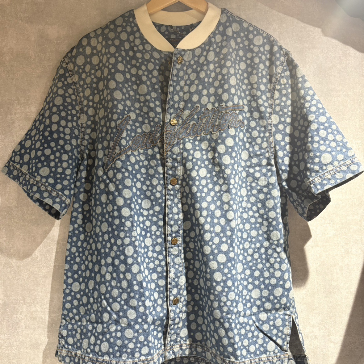 ルイ・ヴィトン インフィニティ デニム ベースボールシャツ 買取 あべの