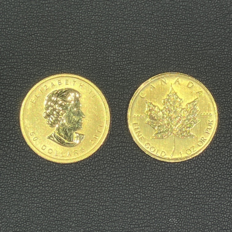 六本松 メイプルリーフ金貨