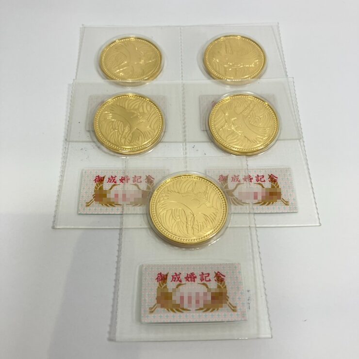 皇太子殿下御成婚記念 5万円金貨