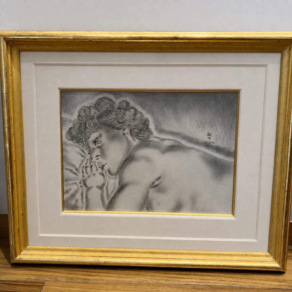 藤田嗣治 横たわる裸婦 絵画 心斎橋店
買取