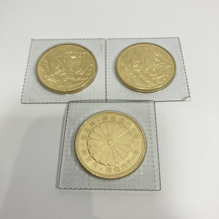 天皇陛下御在位60年記念 10万円金貨