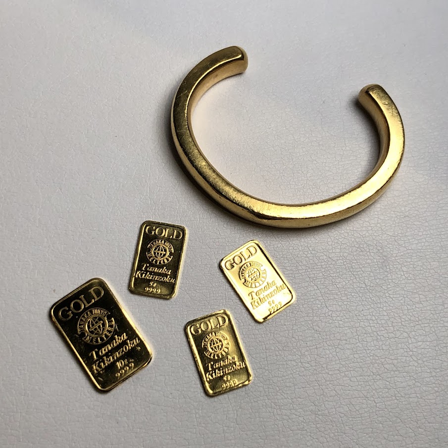 金 アクセサリー インゴット 買取