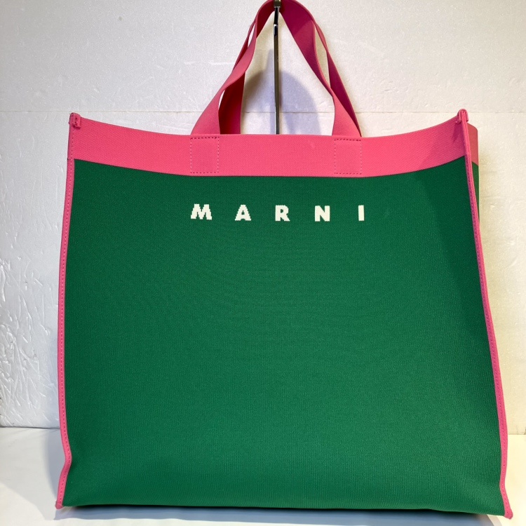 マルニ_ジャガードショッピングバッグ_買取_阪急_まねきや_阪急三番街