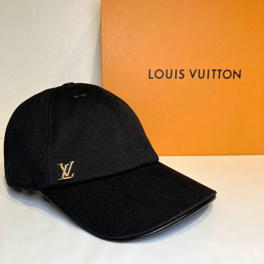 ルイヴィトン キャップ・LV アイコニック ノワール