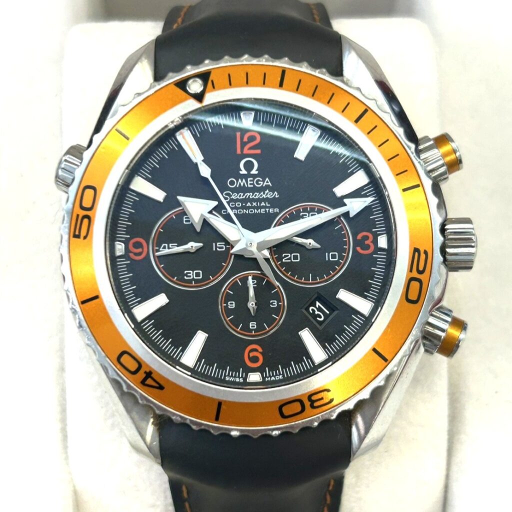 オメガ シーマスター プラネットオーシャン 600M クロノグラフ Ref.2918.50.82 梅田本店 買取