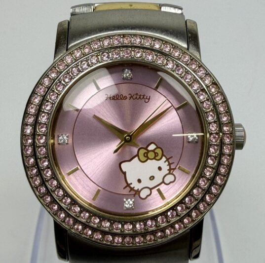 限定品 Hello Kitty ハローキティ セレブウォッチ レディース クォーツ腕時計 ラインストーン