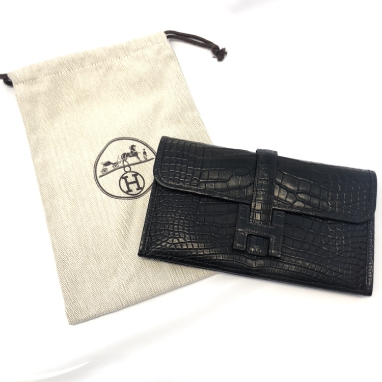 エルメス ジジェデュオ アリゲーター 梅田本店 買取