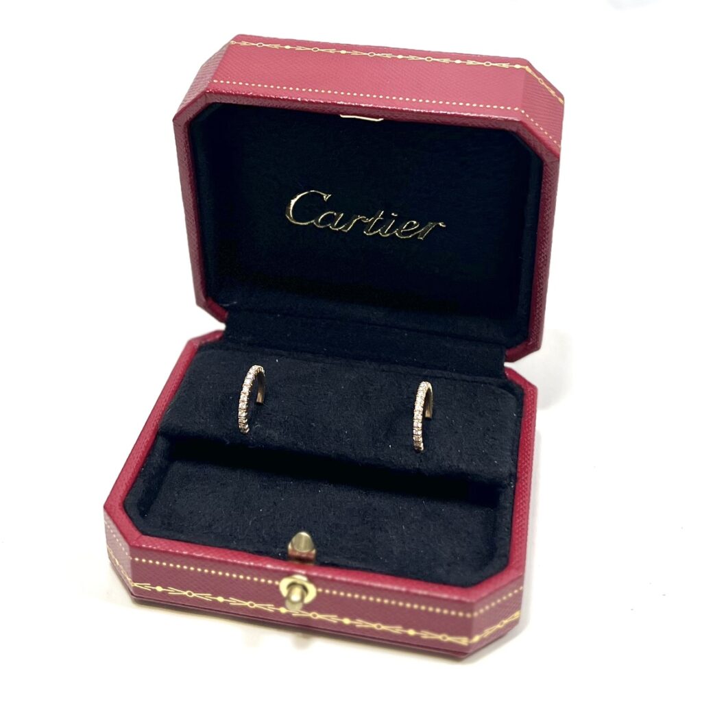 カルティエ エタンセル ドゥ カルティエ フープ イヤリング ピアス 心斎橋本店 買取